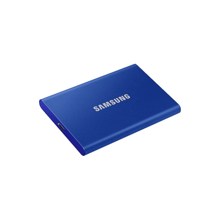 Външен SSD диск Samsung T7 2TB USB 3.2, син - MU-PC2T0H/WW