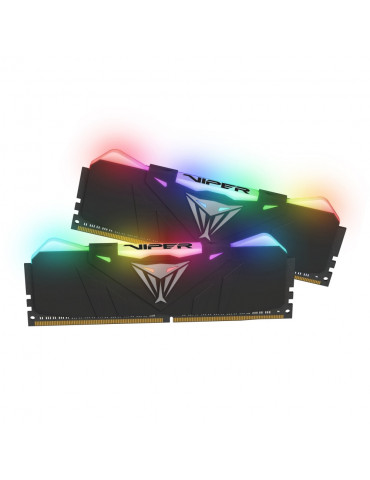 RAM памет Patriot 16GB (2x8GB) 3600MHz Viper RGB Black - PVR416G360C8K