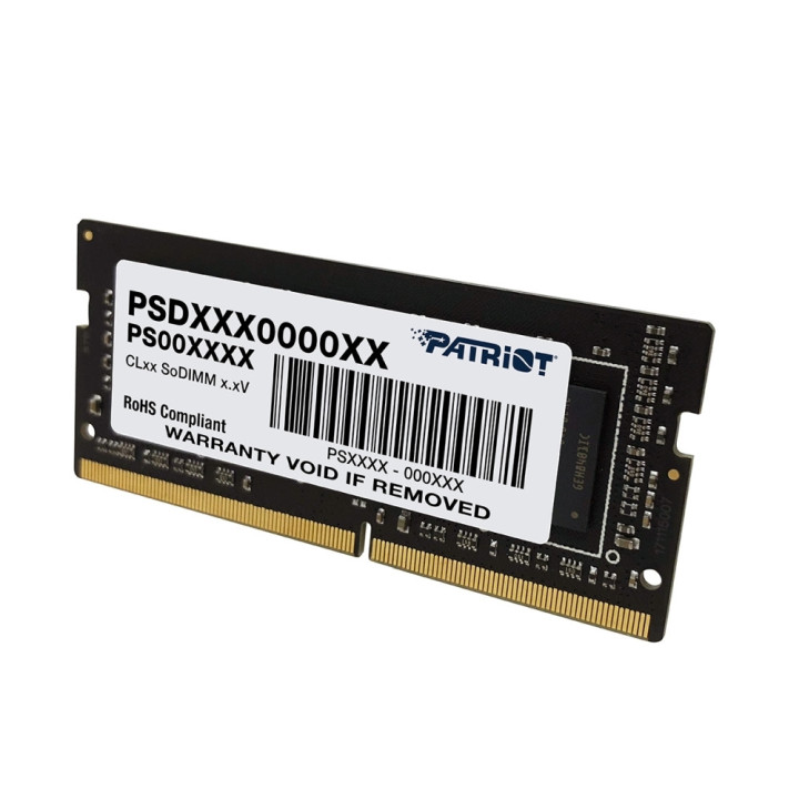 RAM памет Patriot 16GB SC 2666Mhz Signature SODIMM - PSD416G266681S