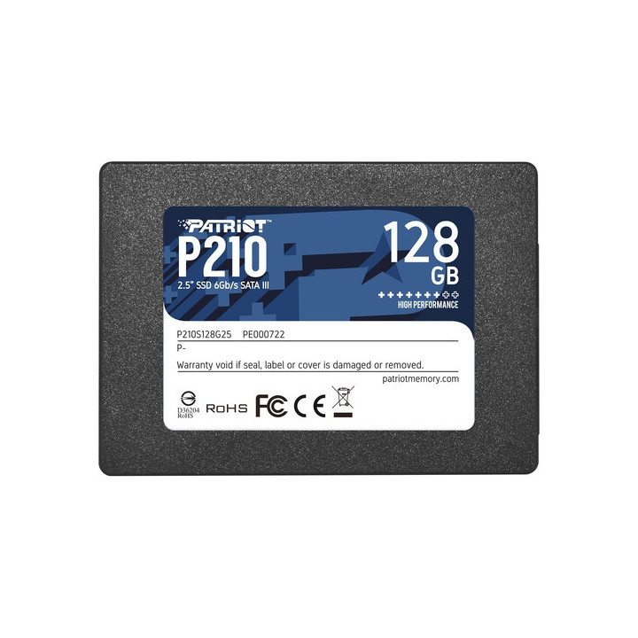 SSD диск Patriot P210 128GB SATA3 2.5" - P210S128G25