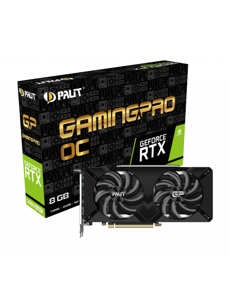 Видео карта Palit RTX 2060 SUPER GAMING PRO OC 8GB, NE6206SS19P2-1062A
