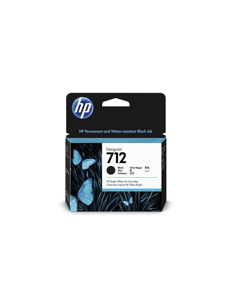 HP 712 38-ml Black Ink Cartridge