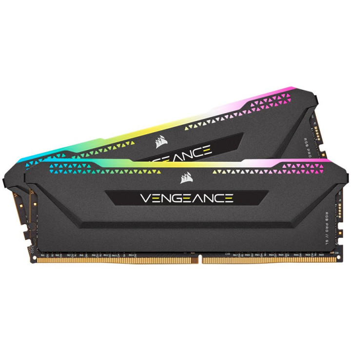 RAM памет Corsair 32GB (2x16GB) 3600MHz VENGEANCE RGB PRO SL Black - CMH32GX4M2D3600C18