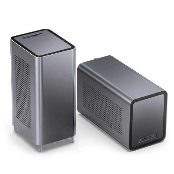 Кутия за компютър Jonsbo N1, ITX, Сив