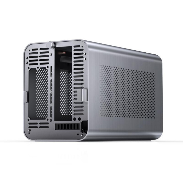 Кутия за компютър Jonsbo N1, ITX, Сив
