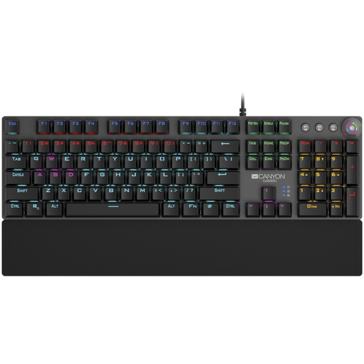 Механична геймърска клавиатура Canyon Nightfall CND-SKB7-US