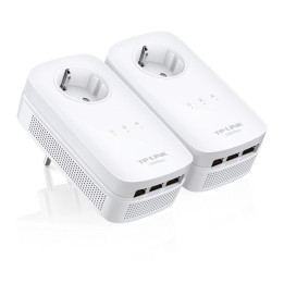 Адаптер Powerline TP-Link TL-PA8030P KIT AV1200 3-Port Gigabit Passthrough Starter Kit
