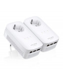 Адаптер Powerline TP-Link TL-PA8030P KIT AV1200 3-Port Gigabit Passthrough Starter Kit