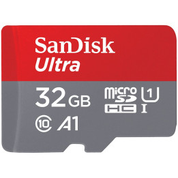 Карта памет Sandisk 32GB Ultra microSDHC   SD Adapter 120MB/s A1 Class 10 UHS-I - SDSQUA4-032G-GN6MA