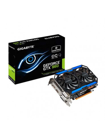 Видео карта Gigabyte Nvidia GeForce GTX 960 OC 2GB DDR5