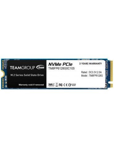 SSD диск Team Group 128GB MP33 M.2 2280 PCI-e 3.0 x4 NVMe