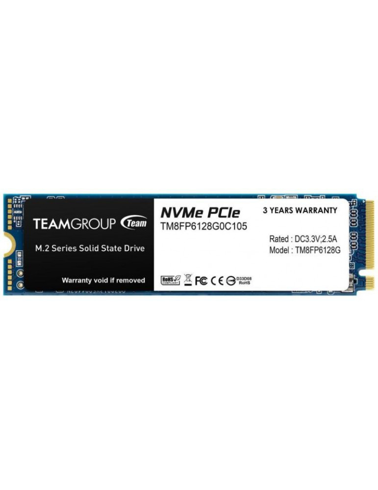 SSD диск Team Group 128GB MP33 M.2 2280 PCI-e 3.0 x4 NVMe