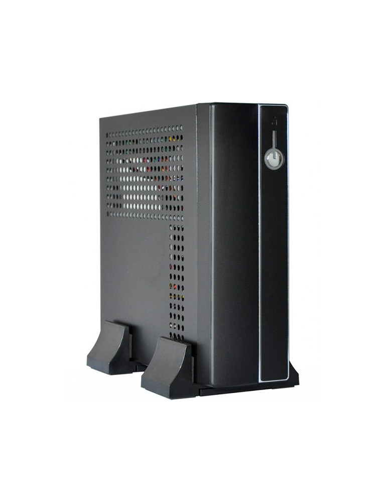 Кутия за компютър E-mini 3002 с 120W захранване, сив/черен