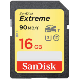 Карта памет Sandisk Extreme SDHC Card 16GB 90MB/s