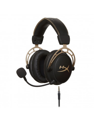 Геймърски слушалки HyperX Cloud Alpha Gold Limited, HX-HSCA-GD/NAP