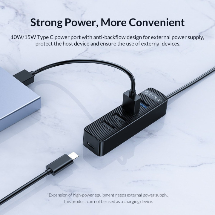 Хъб Orico USB3.0/2.0 HUB 4 ports - TWU32-4A
