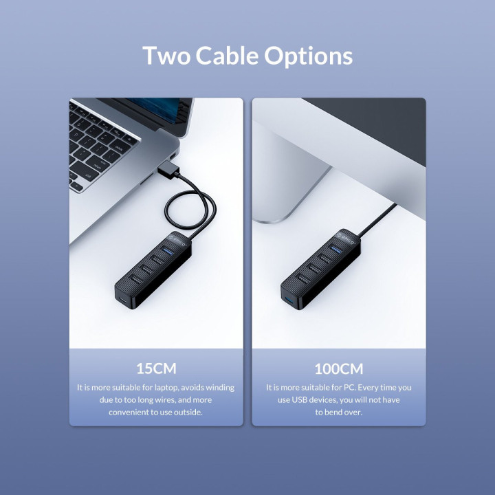 Хъб Orico USB3.0/2.0 HUB 4 ports - TWU32-4A