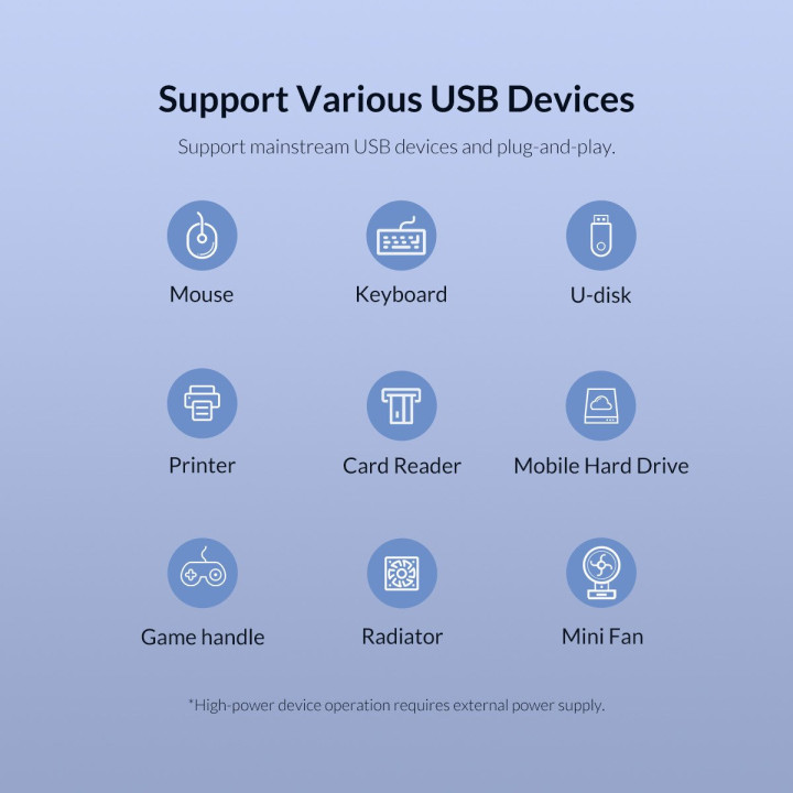 Хъб Orico USB3.0/2.0 HUB 4 ports - TWU32-4A