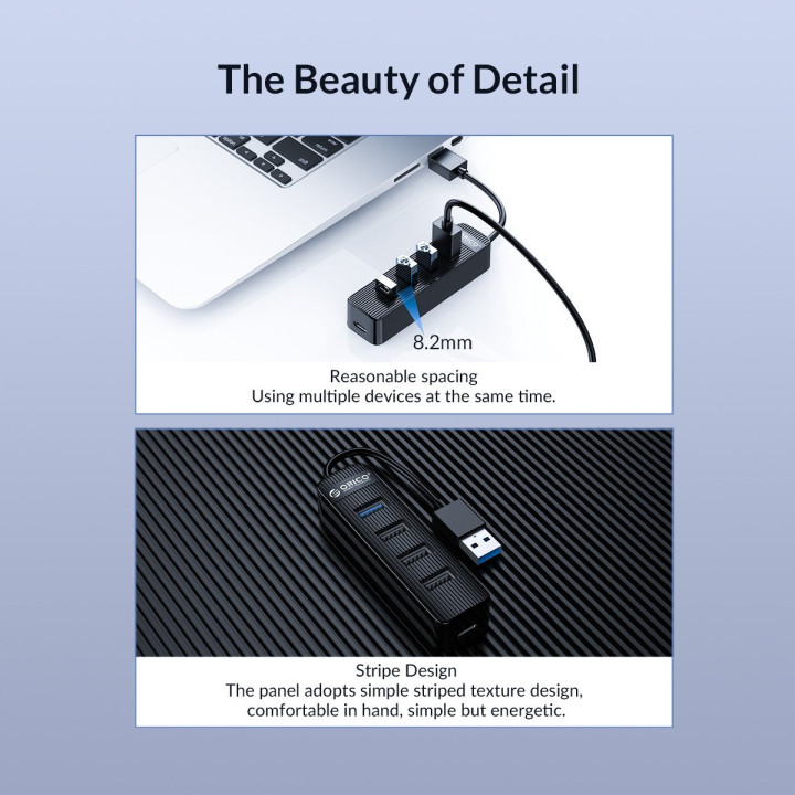 Хъб Orico USB3.0/2.0 HUB 4 ports - TWU32-4A