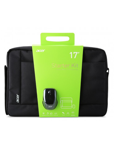 Чанта за лаптоп 17" Acer с безжична мишка, NP.ACC11.01Y