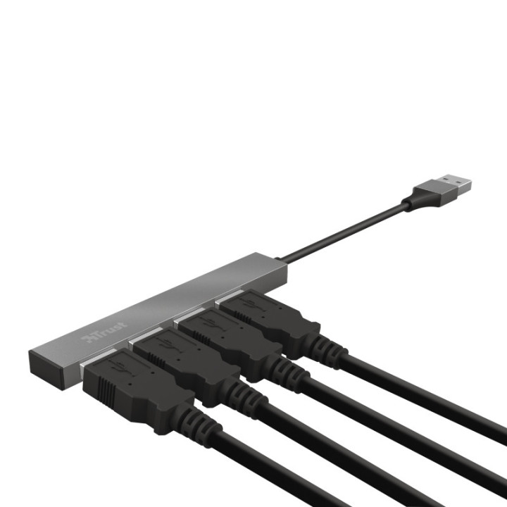 Хъб Trust Halyx 4-Port Mini USB Hub - 23786