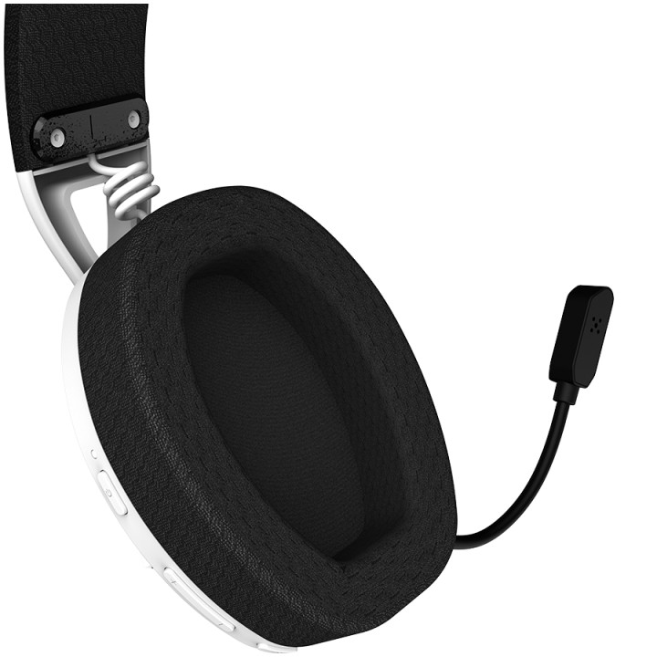 Безжични геймърски слушалки Canyon Ego GH-13, virtual 7.1, 2.4G, BT V5.2, White - CND-SGHS13W