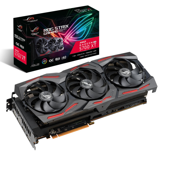 Видео карта ASUS ROG Strix RX 5700 XT OC Edition 8GB, ROG-STRIX-RX5700XT-O8G-GAMING