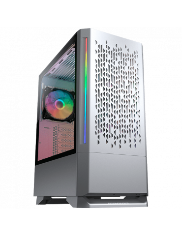 Кутия за компютър Cougar MX430 Air RGB, White, Mid Tower, 3x ARGB - CG3851C600002