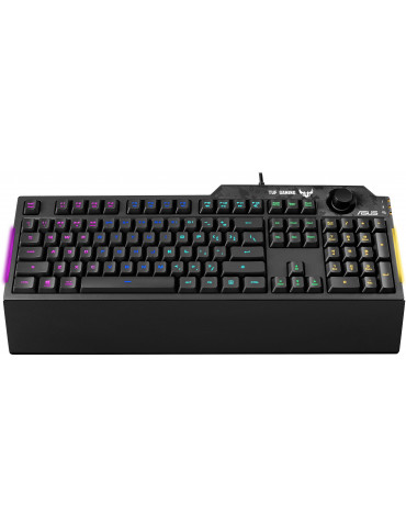 Геймърска клавиатура Asus TUF Gaming K1 RGB - 90MP01X0-BKUA00