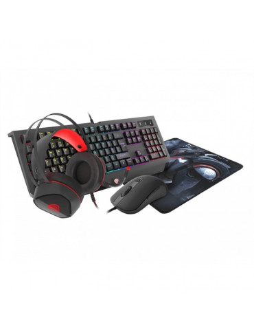 Геймърски комплект Genesis 4 in 1 Cobalt 330 RGB - NCG-1469