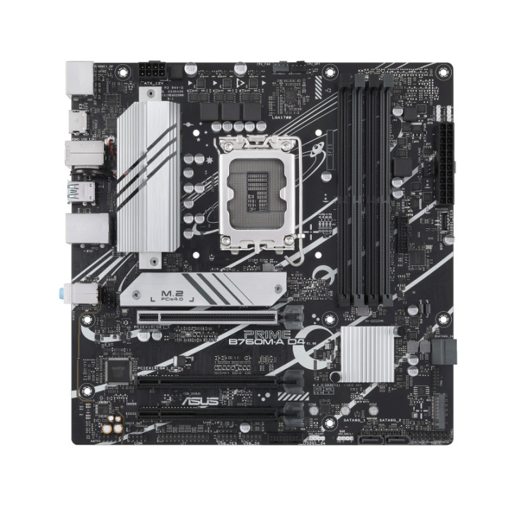Дънна платка Asus PRIME B760M-A D4-CSM, LGA1700, DDR5 - 90MB1D00-M1EAYC