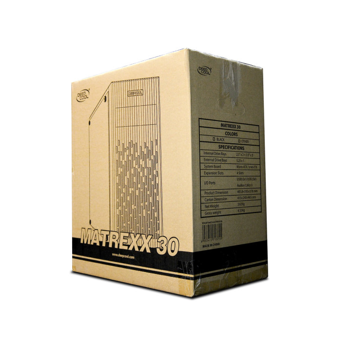 Кутия за компютър DeepCool MATREXX 30 mATX, DP-MATX-MATREXX30