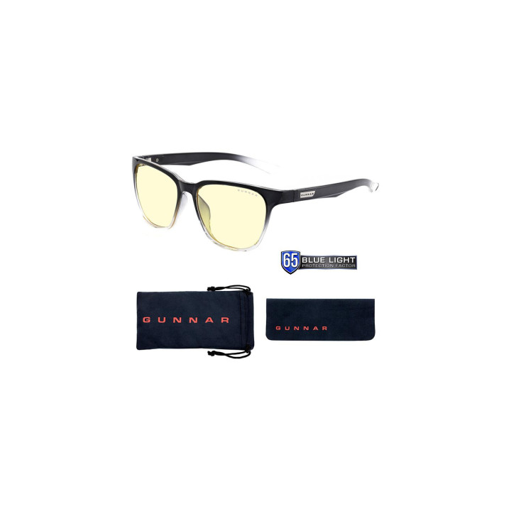 Геймърски очила Gunnar Berkeley Onyx Fade, Amber, Черен