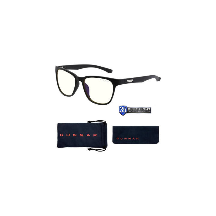 Геймърски очила Gunnar Berkeley Onyx, Clear, Черен