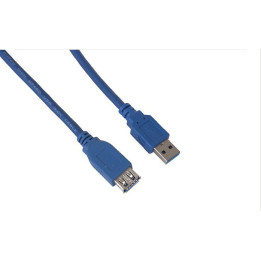 Кабел VCom USB 3.0 Extension AM / AF, CU302-1.5m