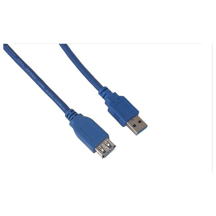 Кабел VCom USB 3.0 Extension AM / AF, CU302-1.5m