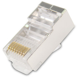Конектори UTP VCom Cat6 STP RJ45 - 20pcs pack, NM026-20pcs