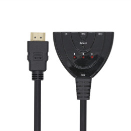 Селектор VCom HDMI Selector cable 3x1, DD433-C