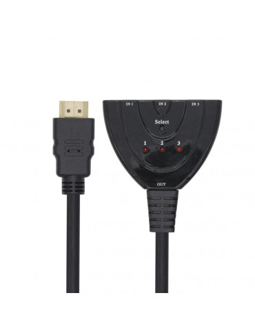 Селектор VCom HDMI Selector cable 3x1, DD433-C