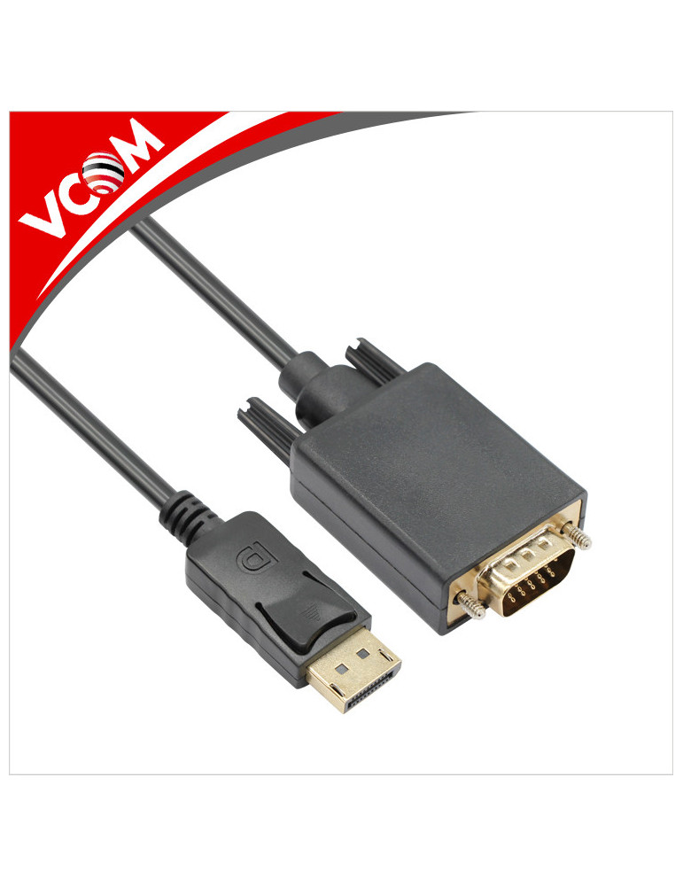 Кабел VCom DisplayPort DP M / VGA M, CG607-1.8m