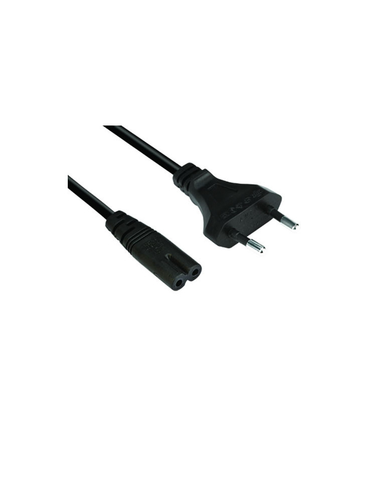Захранващ кабел за лаптоп Vcom  2C, CE023-1.8m-0.75mm2