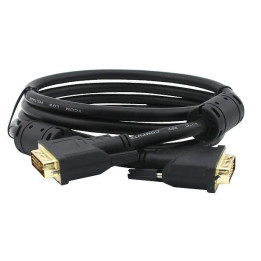 Кабел VCom DVI 24 1 Dual Link M / M  2 Ferrite, CG441GD-1.8m