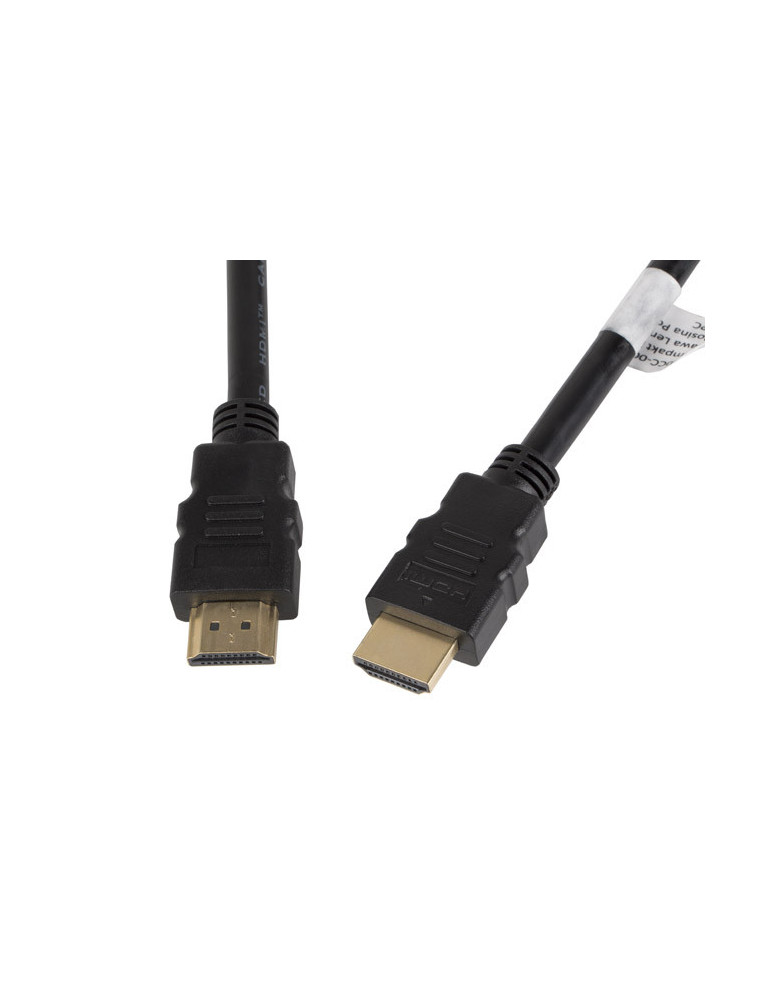Кабел Lanberg HDMI v2.0 M/M 1.8m, CA-HDMI-11CC-0018-BK