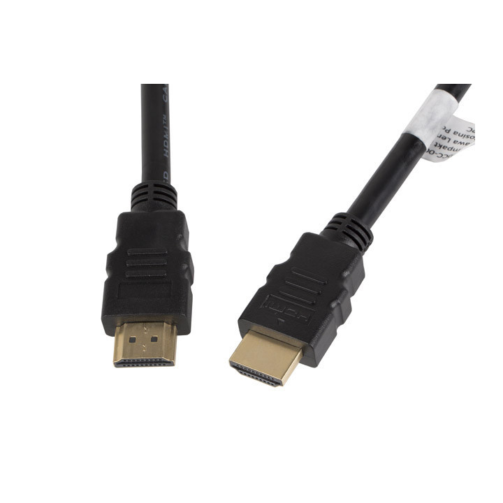 Кабел Lanberg HDMI v2.0 M/M 1.8m, CA-HDMI-11CC-0018-BK