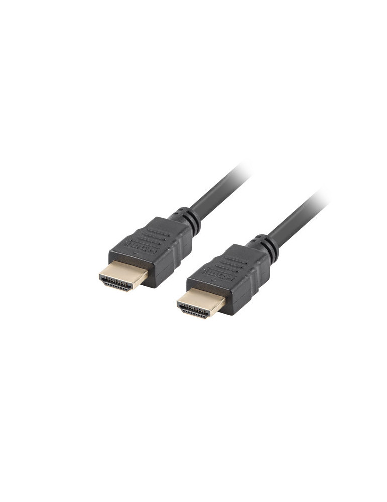 Кабел Lanberg HDMI v2.0 M/M 1m, CA-HDMI-11CC-0010-BK