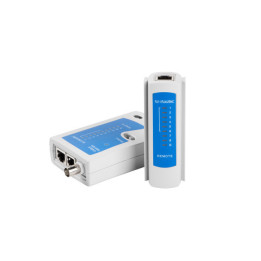Кабел тестер Lanberg за RJ-45, RJ-12, RJ-11, COAXIAL, NT-0401