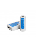 Кабел тестер Lanberg за RJ-45, RJ-12, RJ-11, COAXIAL, NT-0401
