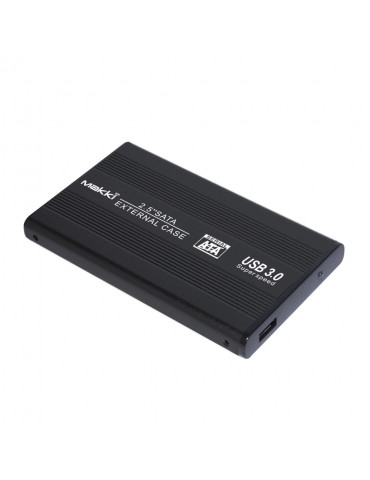 Външна кутия за твърд диск Makki 2.5" SATA USB3.0 Aluminium Black