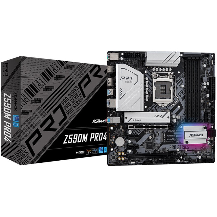 Дънна платка AsRock Z590M PRO4, LGA1200
