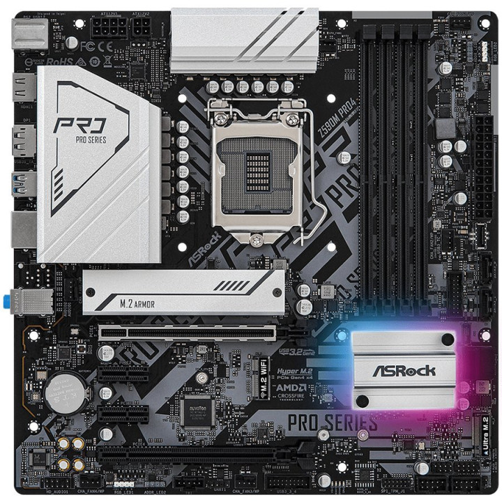 Дънна платка AsRock Z590M PRO4, LGA1200
